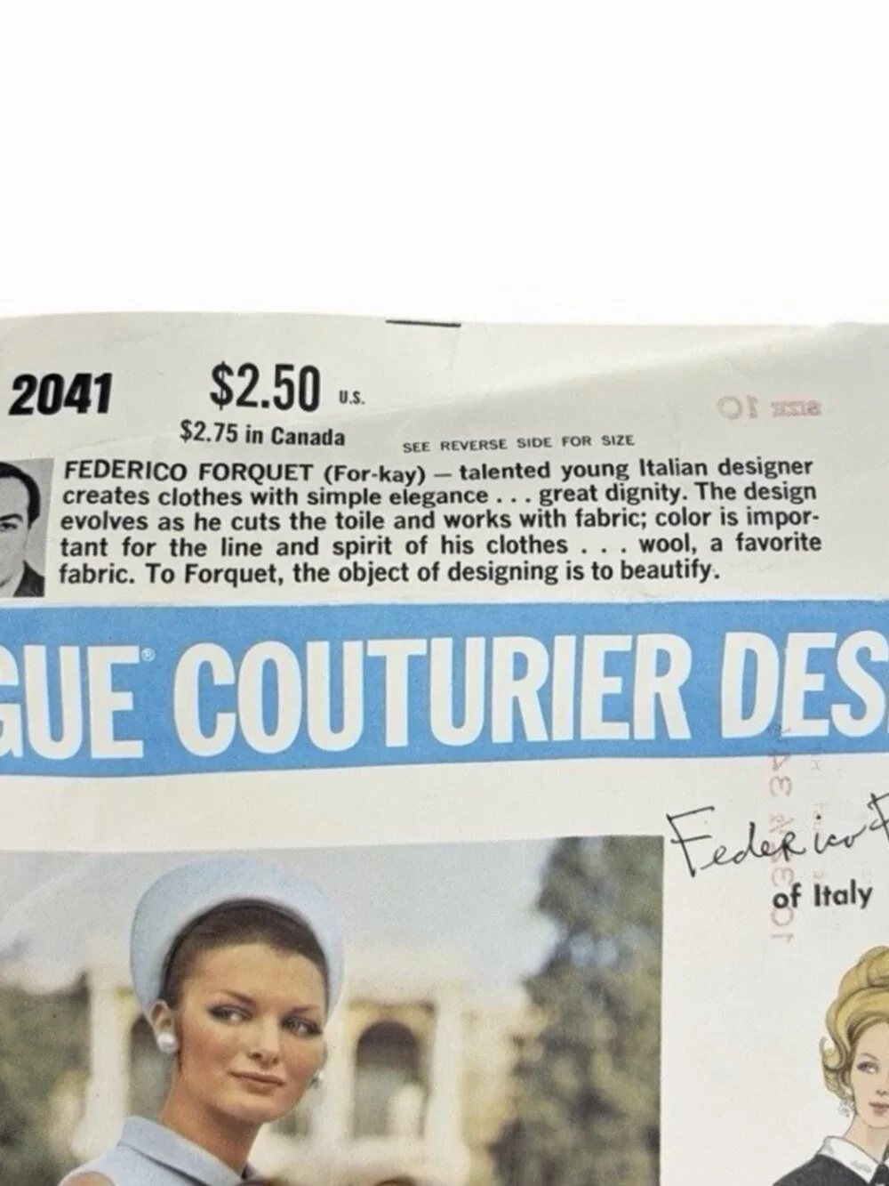 Vogue vtg couturier